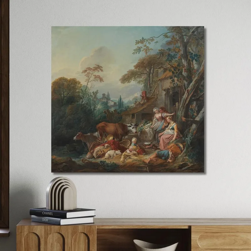 Ländliche Idylle François Boucher