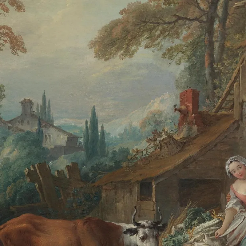 Ländliche Idylle François Boucher