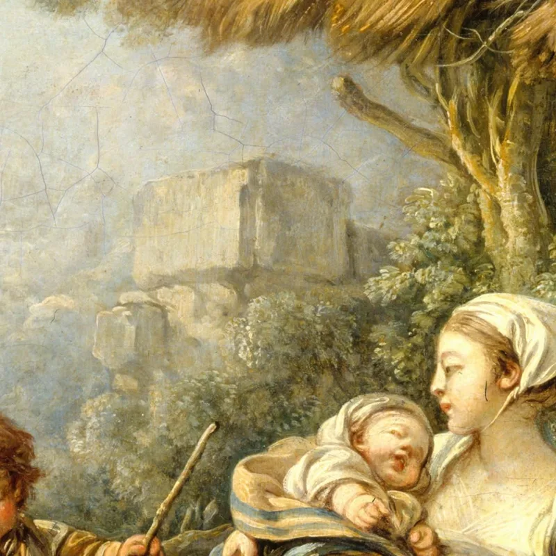 The Happy Mother François Boucher