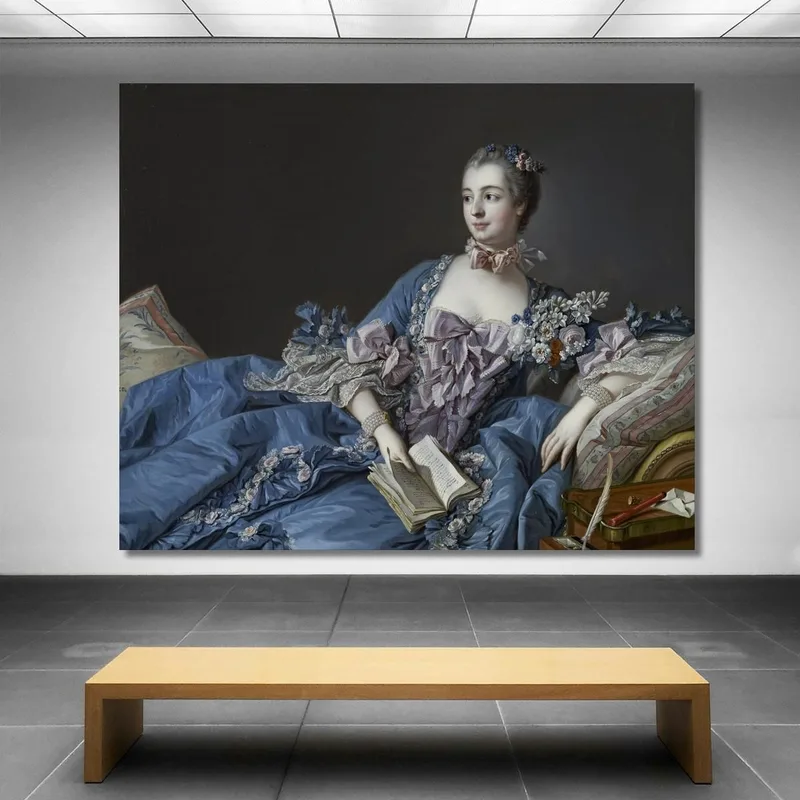 Madame De Pompadour Juana Antonieta Poisson François Boucher