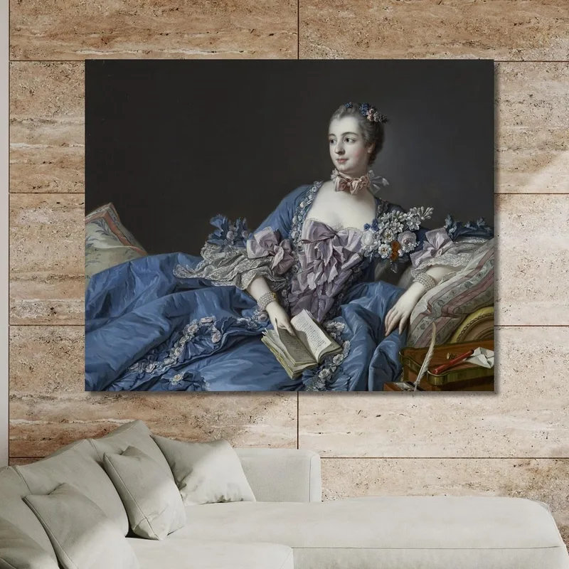 Madame De Pompadour Juana Antonieta Poisson François Boucher