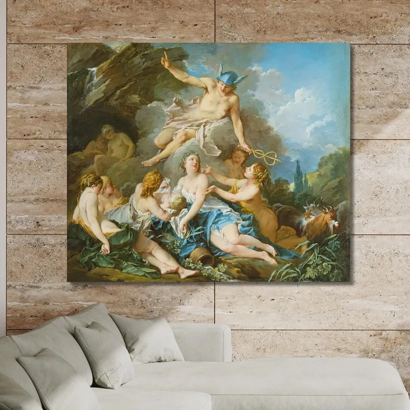 Mercurio Affida Il Bambino Bacco Alle Ninfe François Boucher