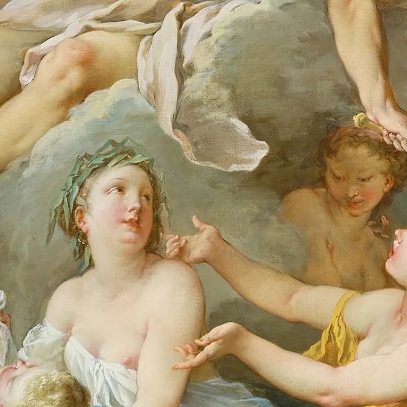 Mercurio Affida Il Bambino Bacco Alle Ninfe François Boucher