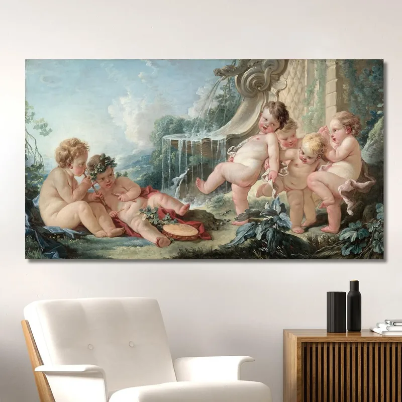 Música Y Danza Y Cupidos En Conspiración François Boucher