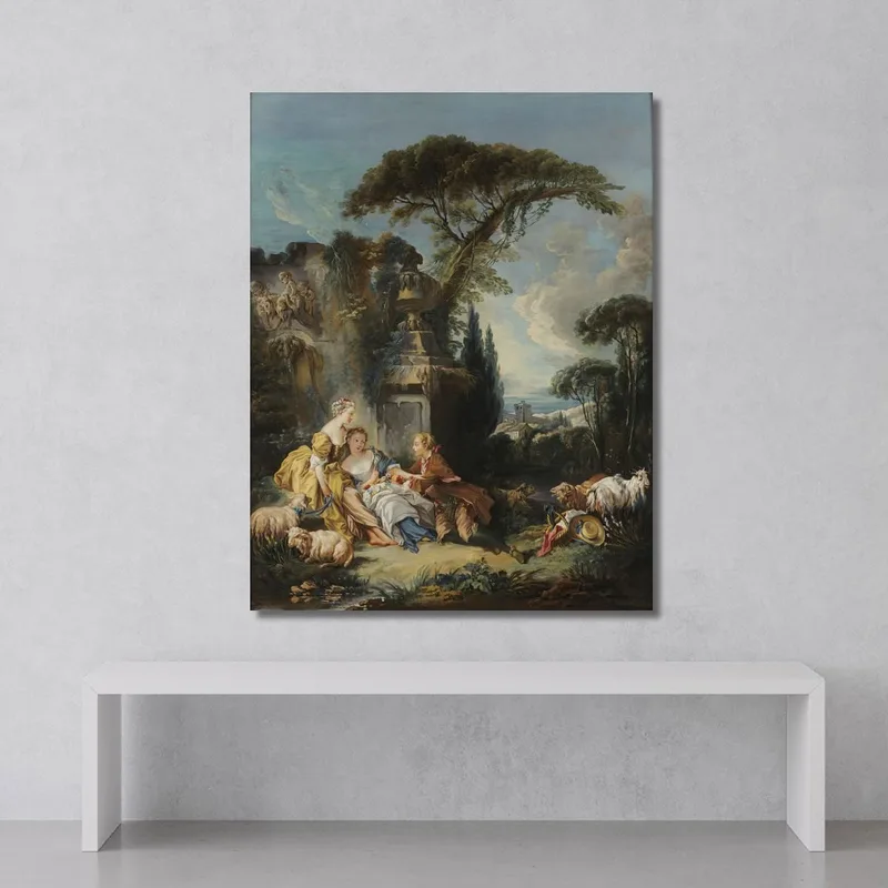 Escena Pastoral 2 François Boucher