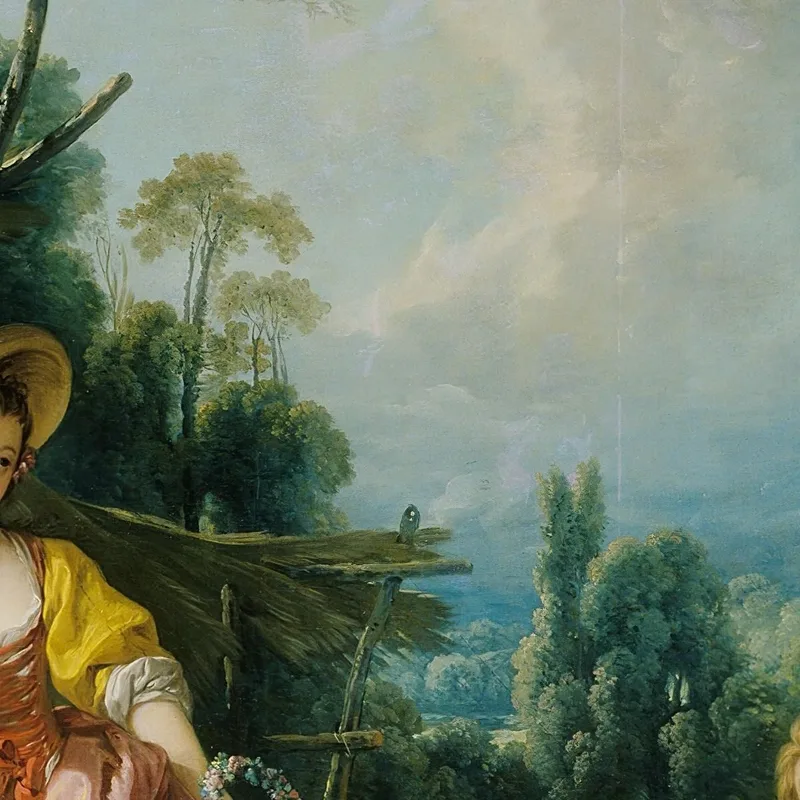 Pastorale Con Suonatore Di Cornamusa François Boucher