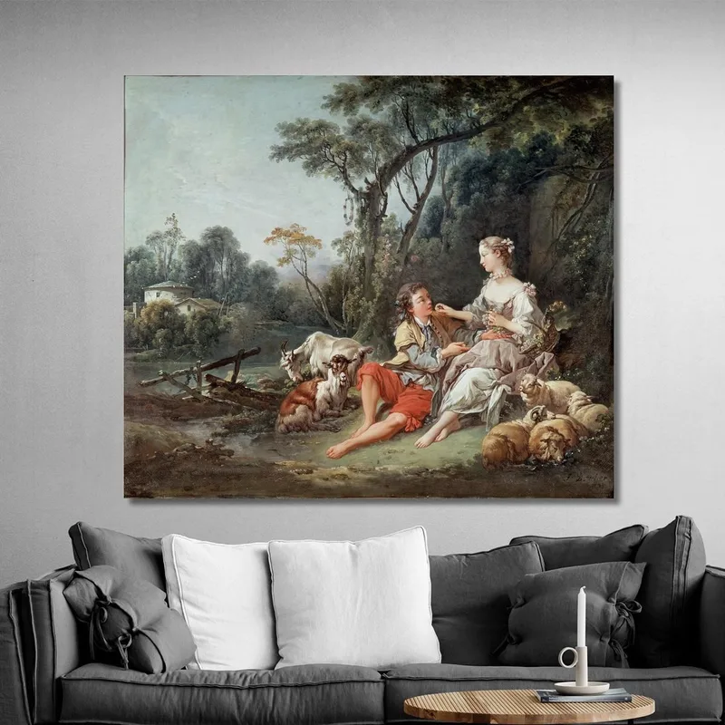 Pense-T-Il Aux Raisins François Boucher