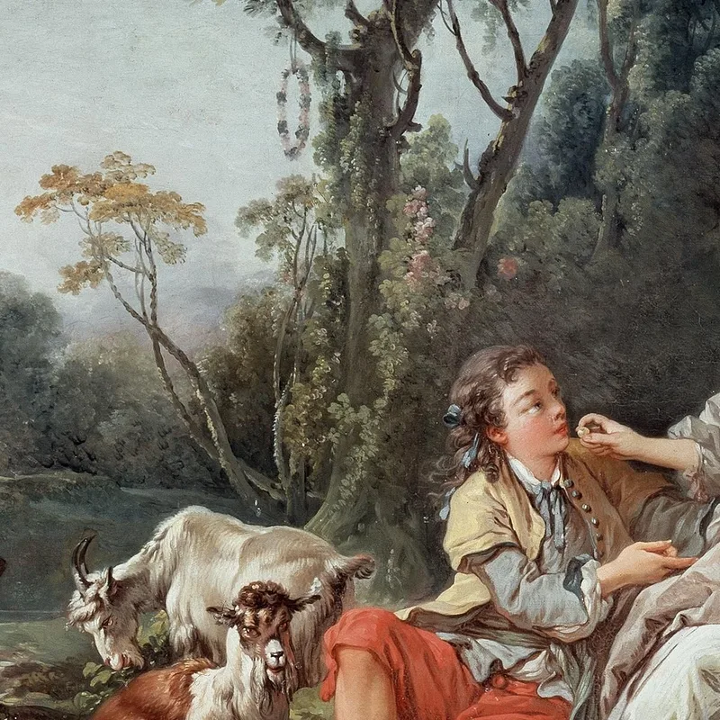 Pense-T-Il Aux Raisins François Boucher