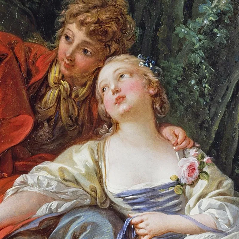 Shepherd And Shepherdess Reposing François Boucher