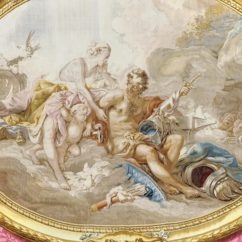 Tapisserie Vénus À La Forge De Vulcain François Boucher