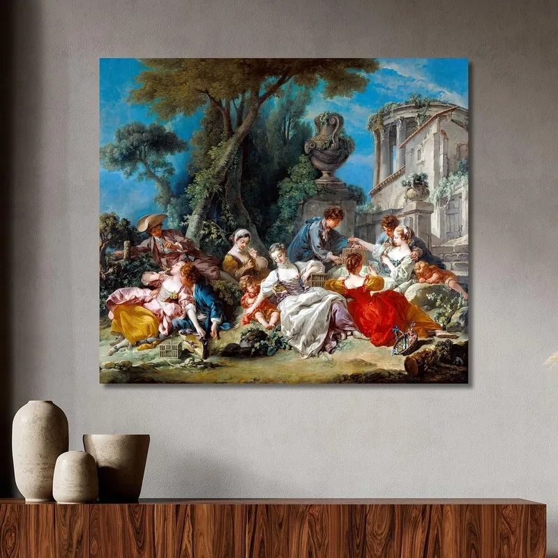 Gli Acchiappa-Uccelli François Boucher
