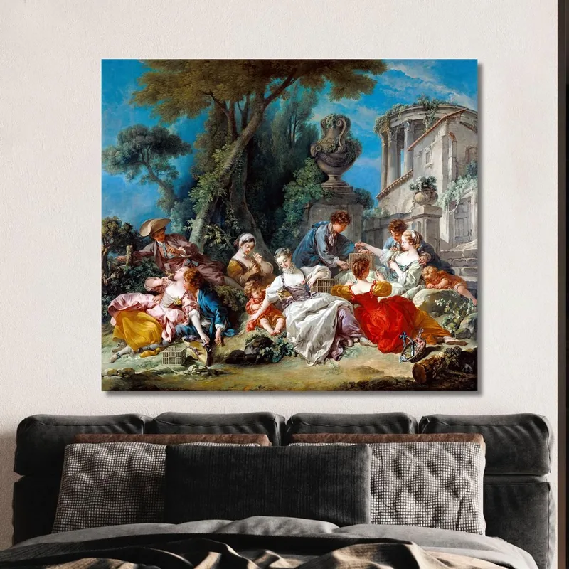 Gli Acchiappa-Uccelli François Boucher