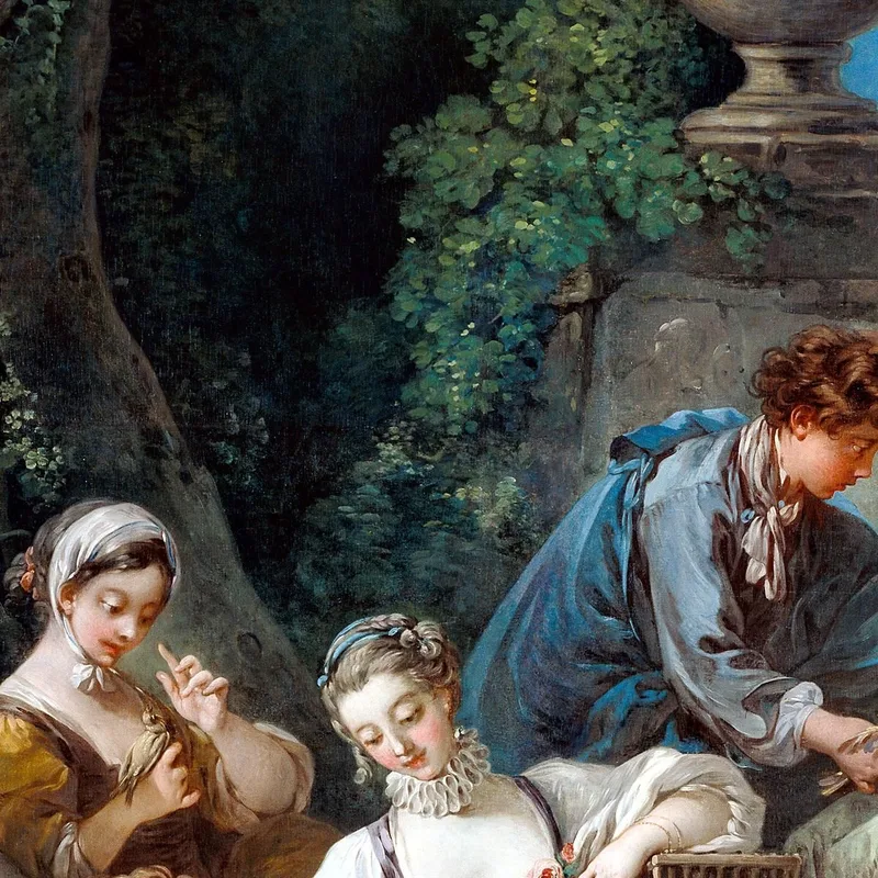 Gli Acchiappa-Uccelli François Boucher