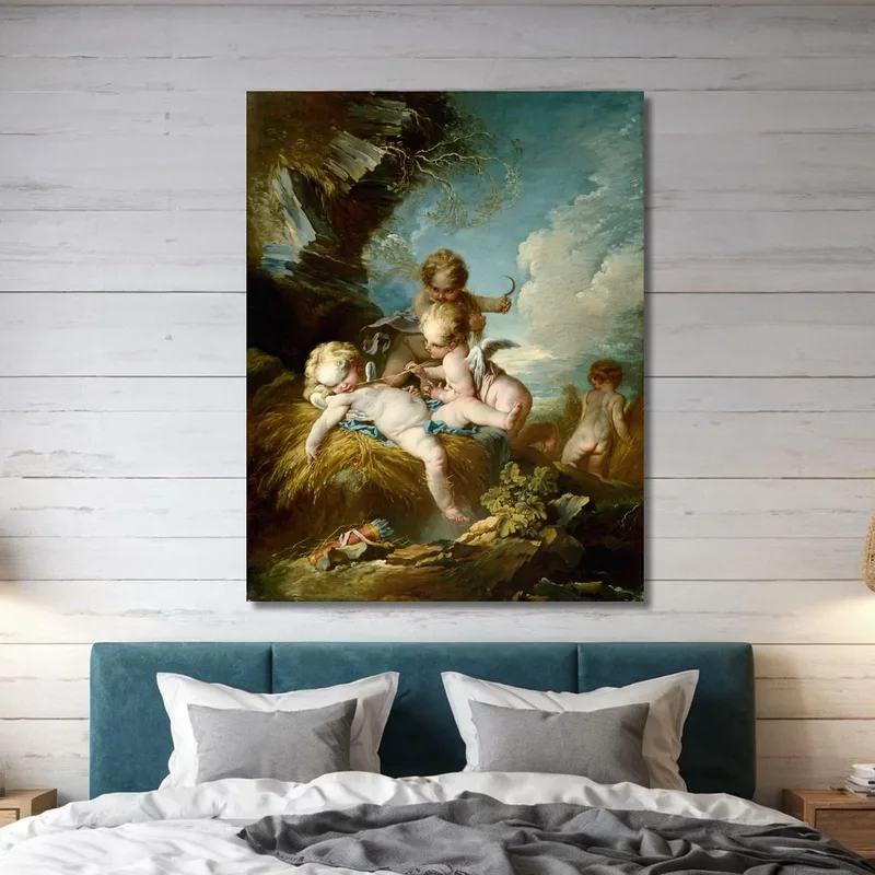 Los Recolectores De Querubines François Boucher