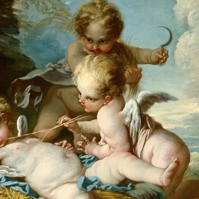 Los Recolectores De Querubines François Boucher