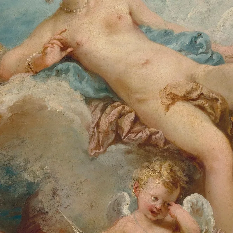 Venus Discovering The Dead Adonis François Boucher