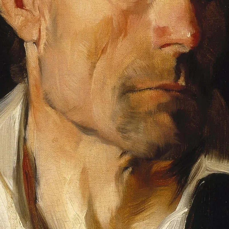 Portrait Of A Man  Richard Creifelds Frank Duveneck