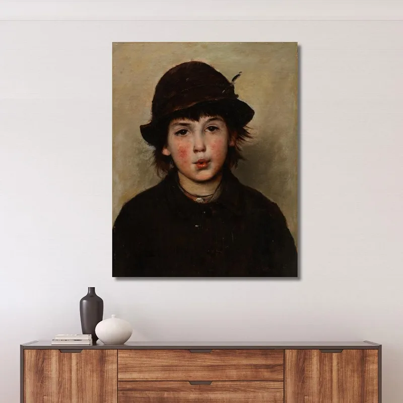 Whistling Boy Frank Duveneck
