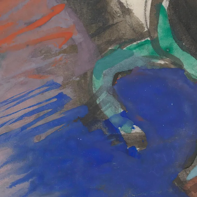 Cavallo Verde Nel Paesaggio Franz Marc