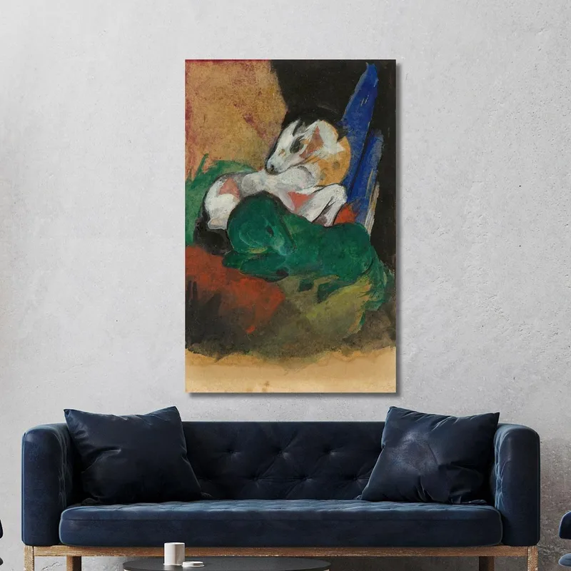 Cavallo Verde E Bianco Franz Marc