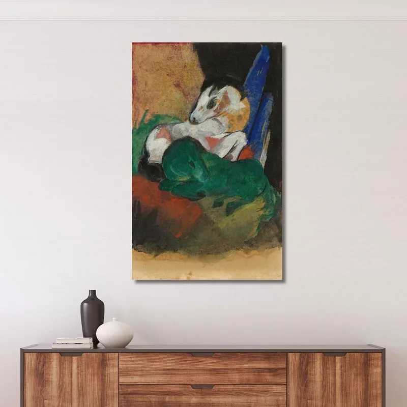 Cavallo Verde E Bianco Franz Marc