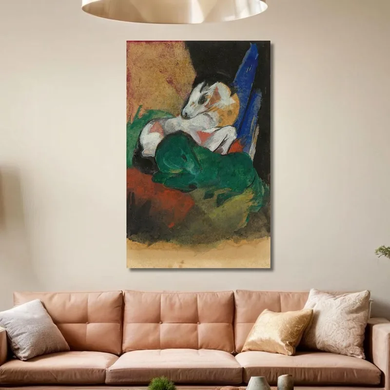 Cavallo Verde E Bianco Franz Marc
