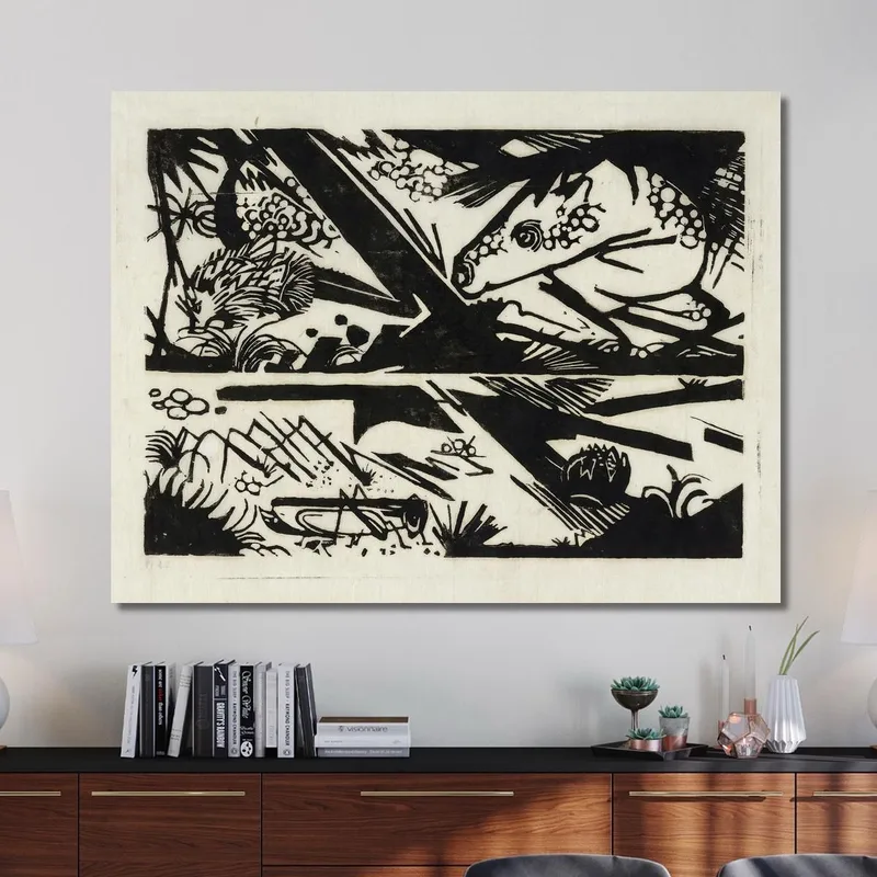 Cavallo E Riccio Franz Marc