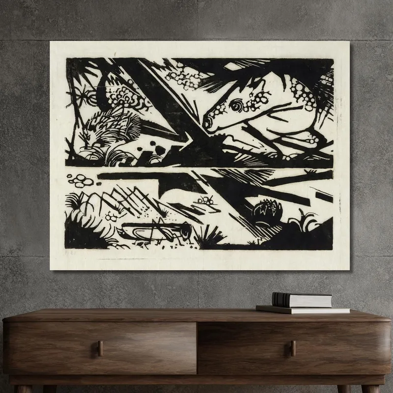 Cavallo E Riccio Franz Marc
