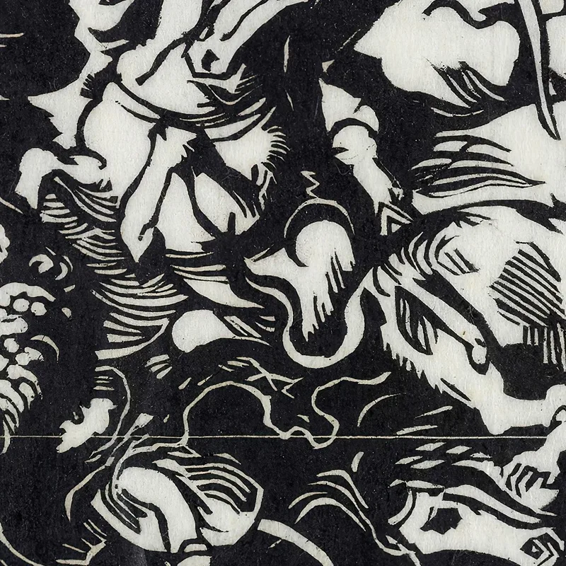 Caccia Al Leone Per Delacroix Franz Marc