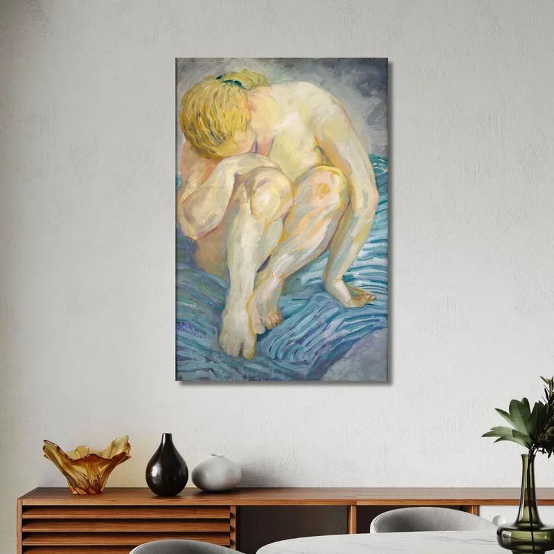 Studieren Sie Weiblichen Akt Franz Marc