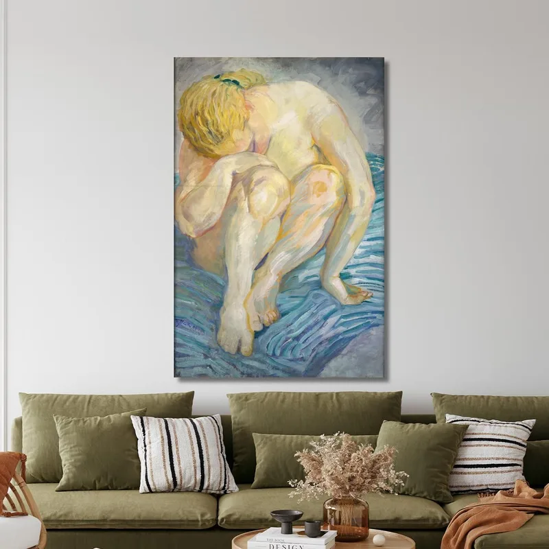 Studieren Sie Weiblichen Akt Franz Marc