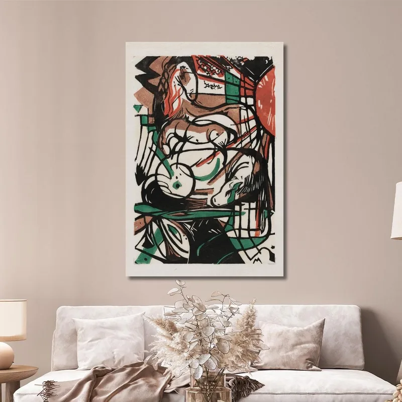 La Nascita Dei Cavalli Franz Marc
