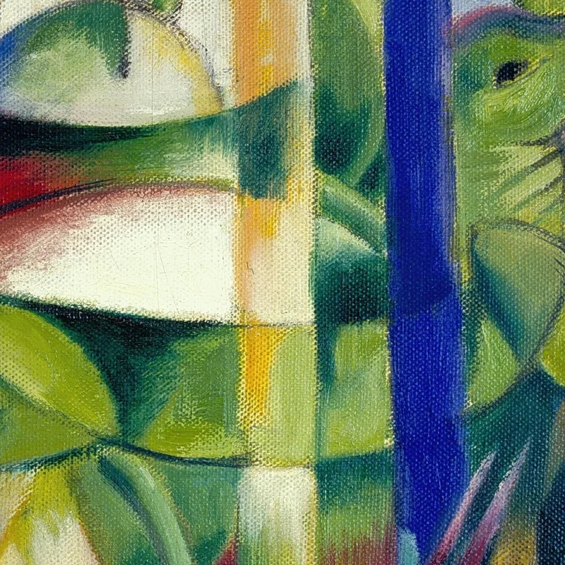 Le Piccole Capre Di Montagna Franz Marc