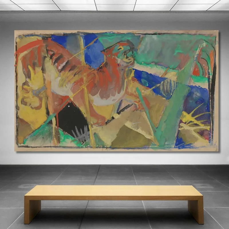 Tiger In The Jungle Franz Marc