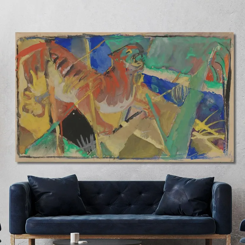 Tiger In The Jungle Franz Marc