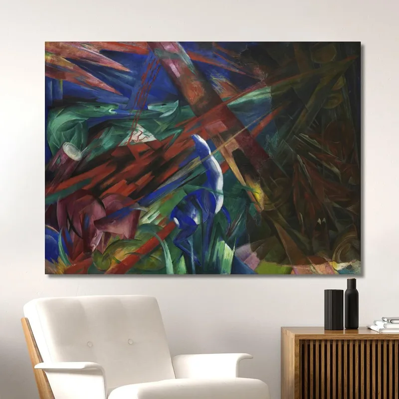 Tierschicksale Die Bäume Zeigten Ihre Ringe Die Tiere Ihre Adern Franz Marc