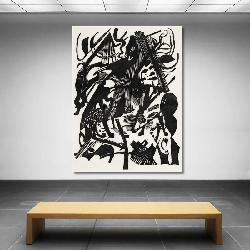 Geburt Der Wölfe Franz Marc