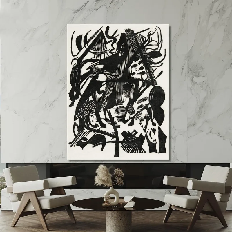 Geburt Der Wölfe Franz Marc