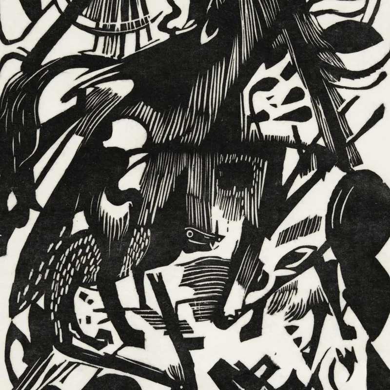 Geburt Der Wölfe Franz Marc
