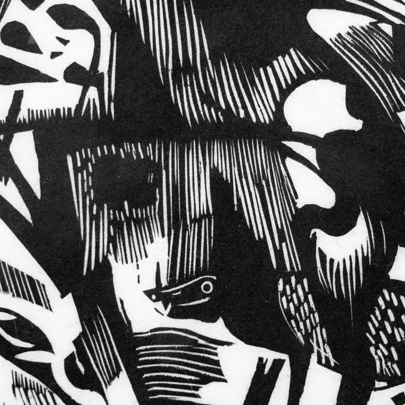 Naissance Des Loups Franz Marc