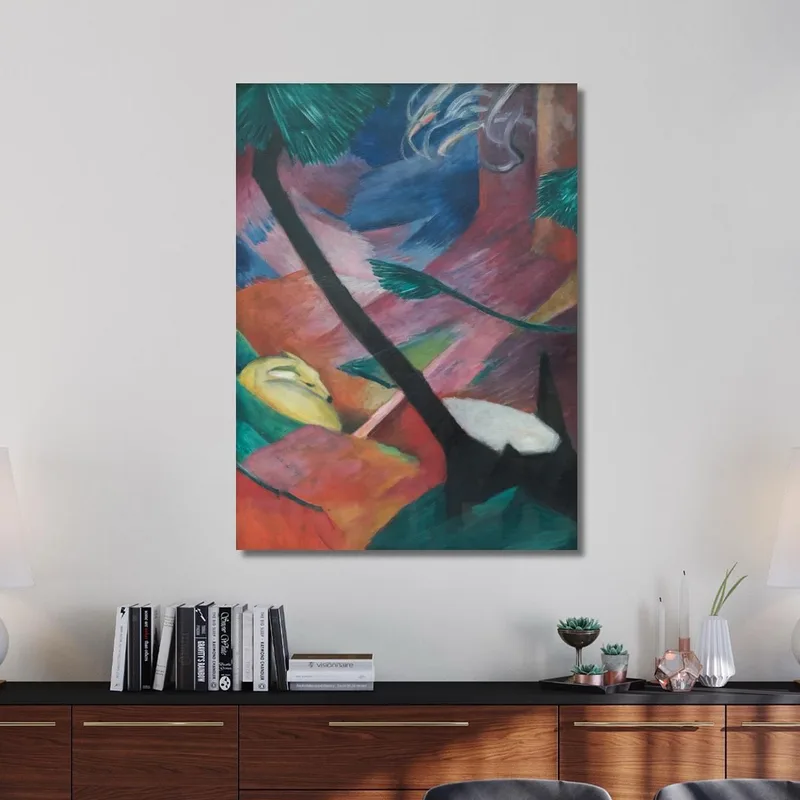 Hirsch Im Wald Ii Franz Marc