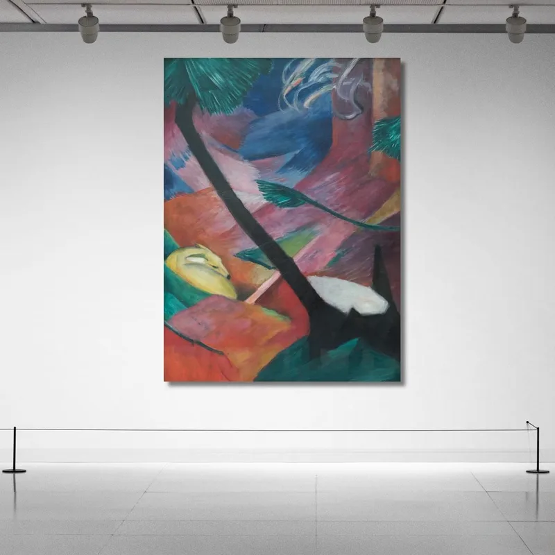 Hirsch Im Wald Ii Franz Marc