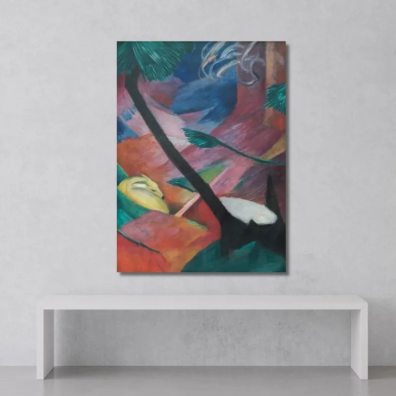 Hirsch Im Wald Ii Franz Marc