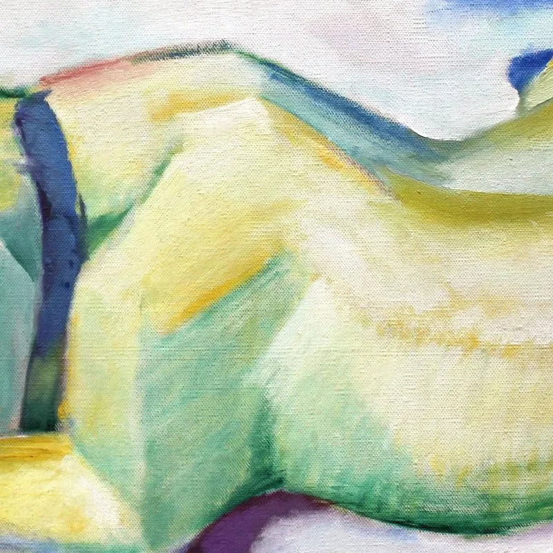 Cane Sdraiato Nella Neve Franz Marc
