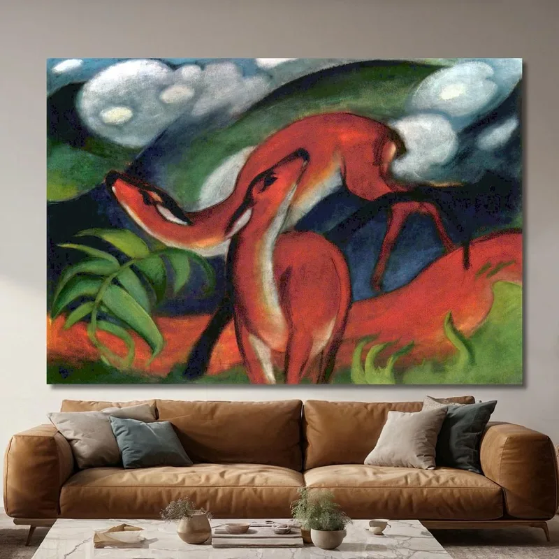 Red Deer Ii Franz Marc