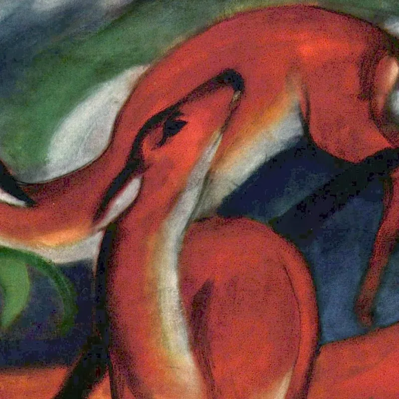 Red Deer Ii Franz Marc