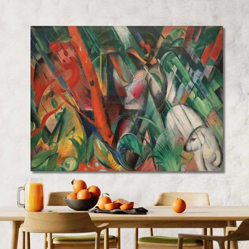 Bajo La Lluvia Franz Marc