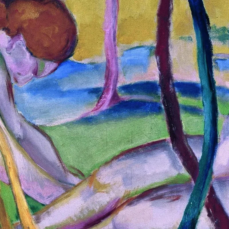 Nudes Under Trees Franz Marc