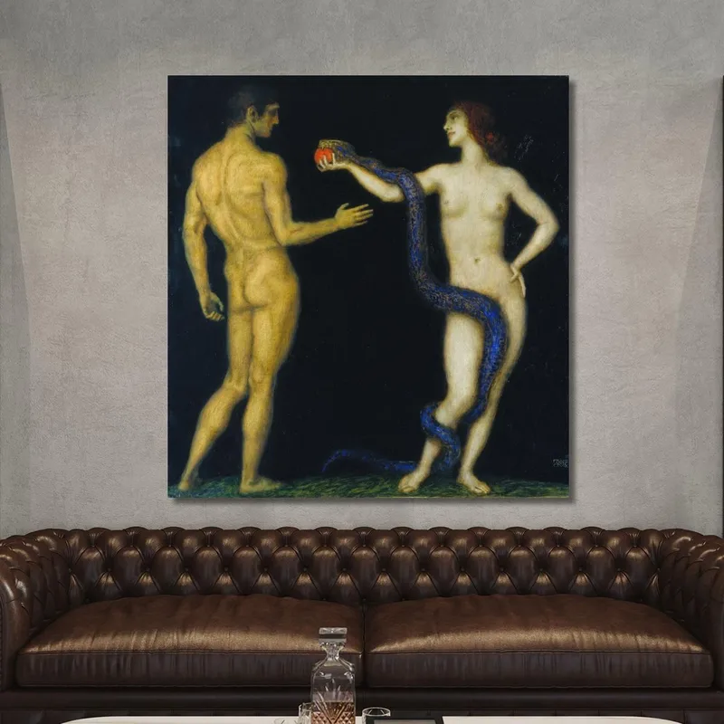 Adam E Eve Franz von Stuck
