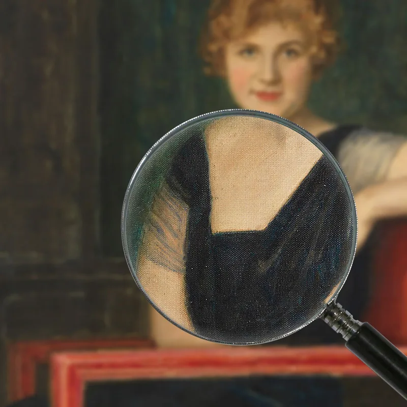 Retrato De Una Dama Franz von Stuck